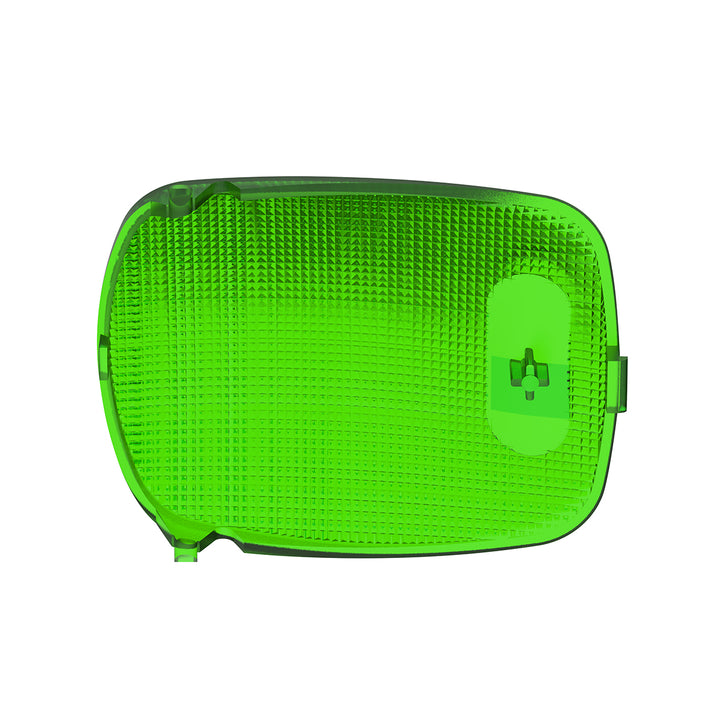 Rectangular Dome Light Lens For 2006+ Peterbilt - Green