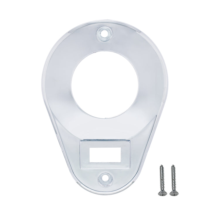 Chrome Plastic Teardrop Style Dome Light Cover For Kenworth T600/T660/T800/W900