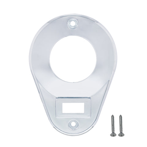 Chrome Plastic Teardrop Style Dome Light Cover For Kenworth T600/T660/T800/W900