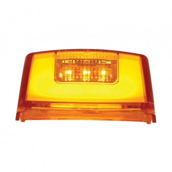 24 LED GloLight Square Cab Light - Amber LED/Amber Lens