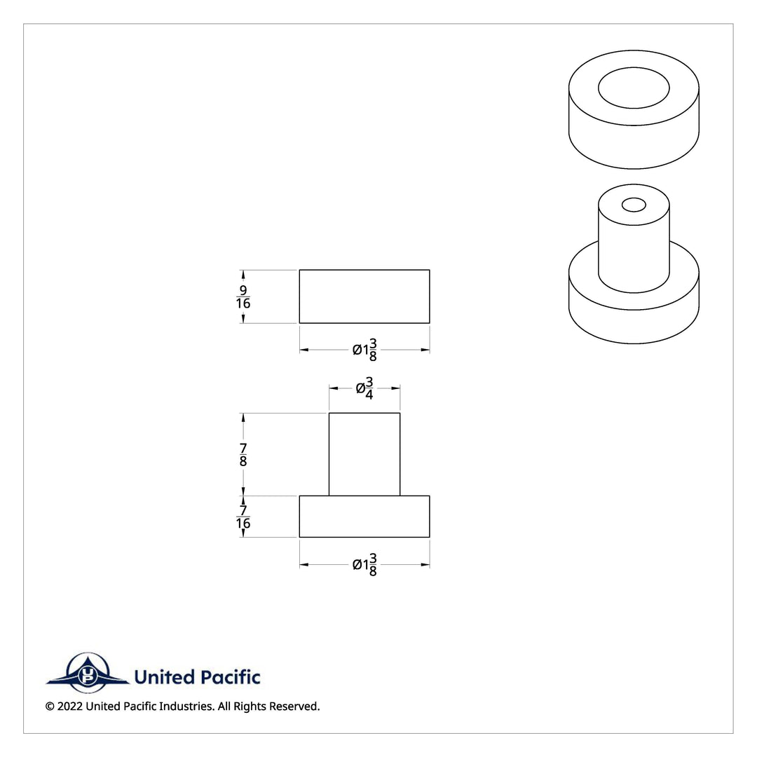Exhaust Bushing Set For Peterbilt Exhaust Bracket (4-Pack)