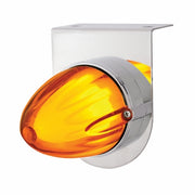 SS Bracket With 9 LED Dual Function Watermelon GloLight -Amber LED/Amber Lens