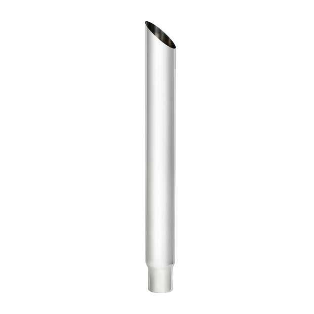 6" Mitred Reduce To 5" O.D. Bottom Exhaust - 96" L