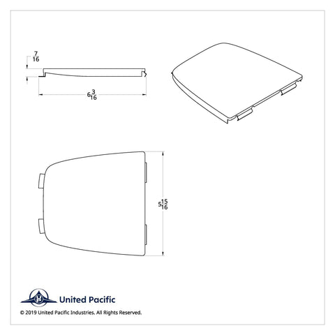 Chrome Door Speaker Mesh Cover For Freightliner Century (2003-2008), & Columbia (2007-2014)