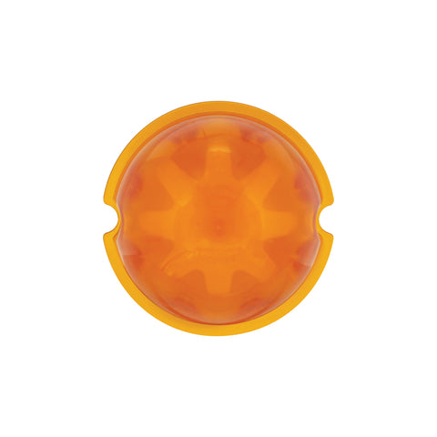 9 LED Dual Function GloLight Watermelon Cab/Auxiliary Light - Amber LED / Amber Lens