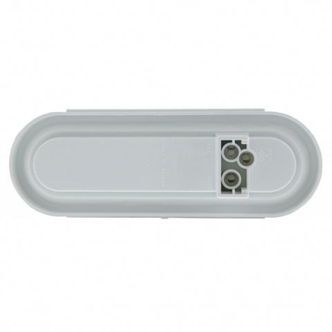 22 LED 6" Oval Clear Lens With Halo Insert GloLight Light Kit - Amber LEDs/Amber Insert (Each)