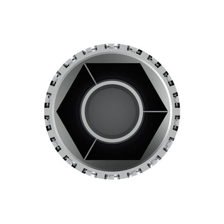 33mm X 4" Chrome Plastic Extra Tall Nut Covers With Flange - Thread-On (60-Pack)