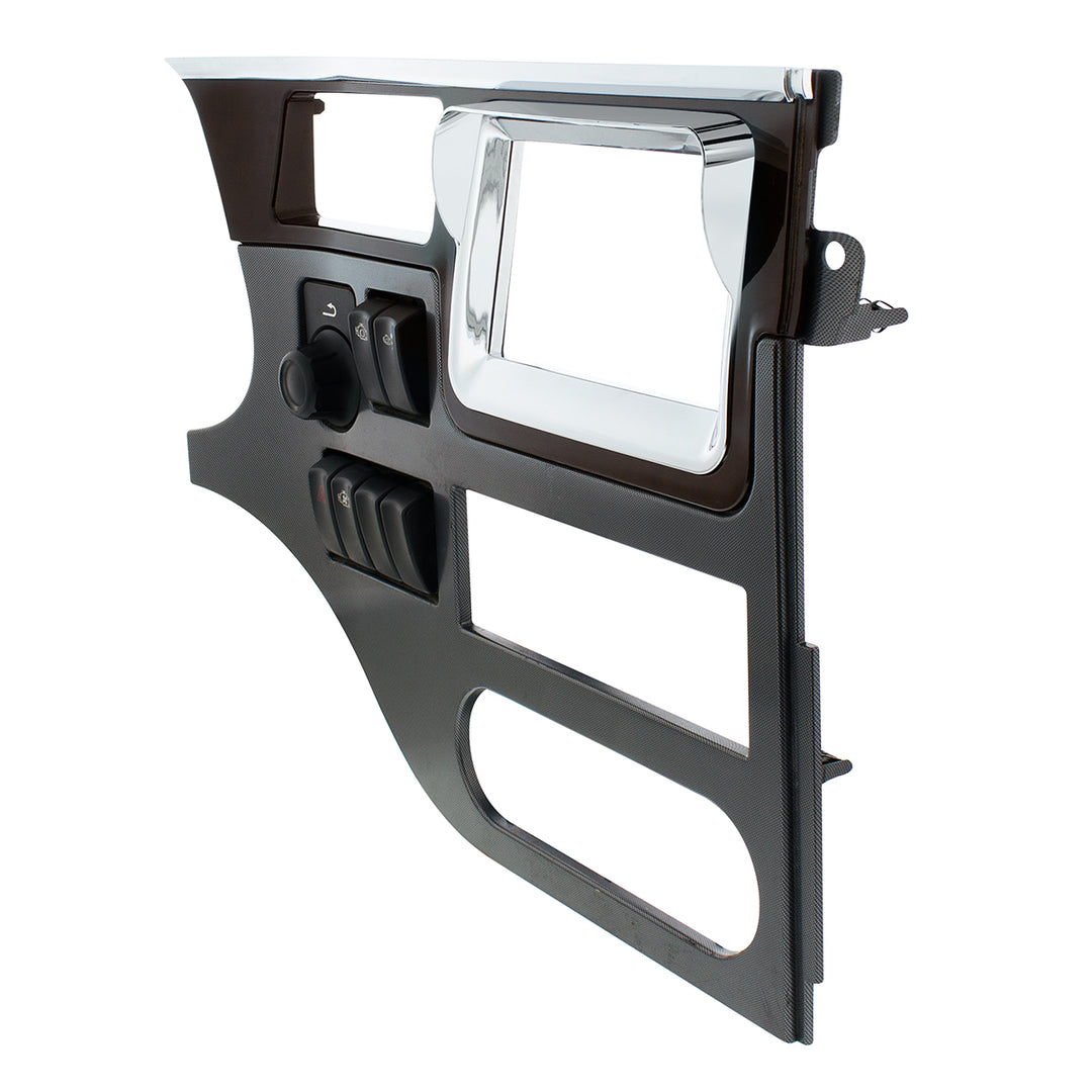 Chrome Plastic 7" Navigation Screen Bezel For 2012-2021 Peterbilt 579
