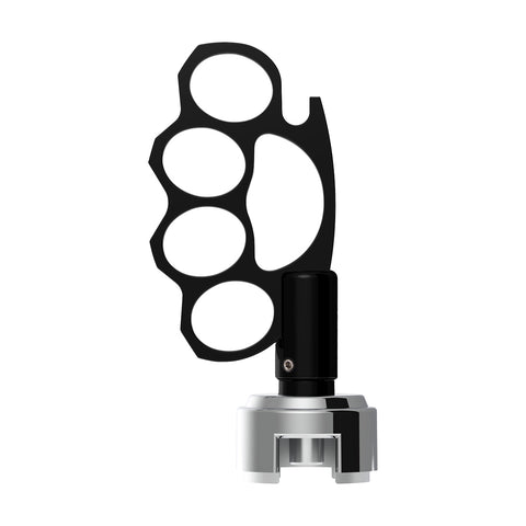 Knuckle Gearshift Knob With 13/15/18 Speed Adapter - Black