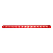 14 LED 12" Light Bar With Bezel (Stop, Turn & Tail) - Red LED/Red Lens