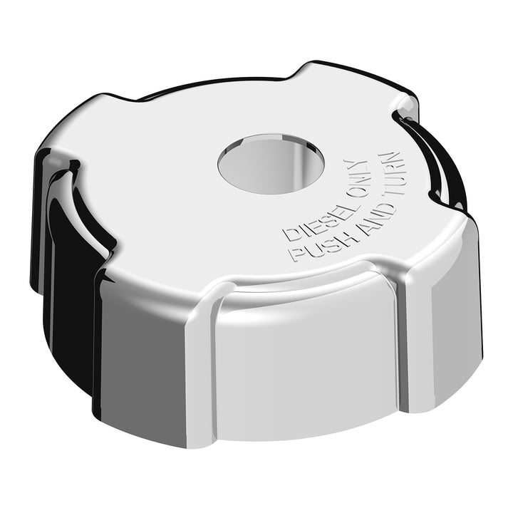 Chrome Plastic Fuel Cap Cover For Freightliner - Locking