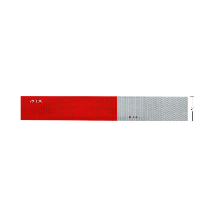 DOT-C2 Conspicuity Reflective Tape - 7" White/11" Red