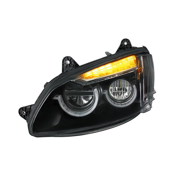 Blackout Full LED Headlight For 2008-2017 Kenworth T660-Driver