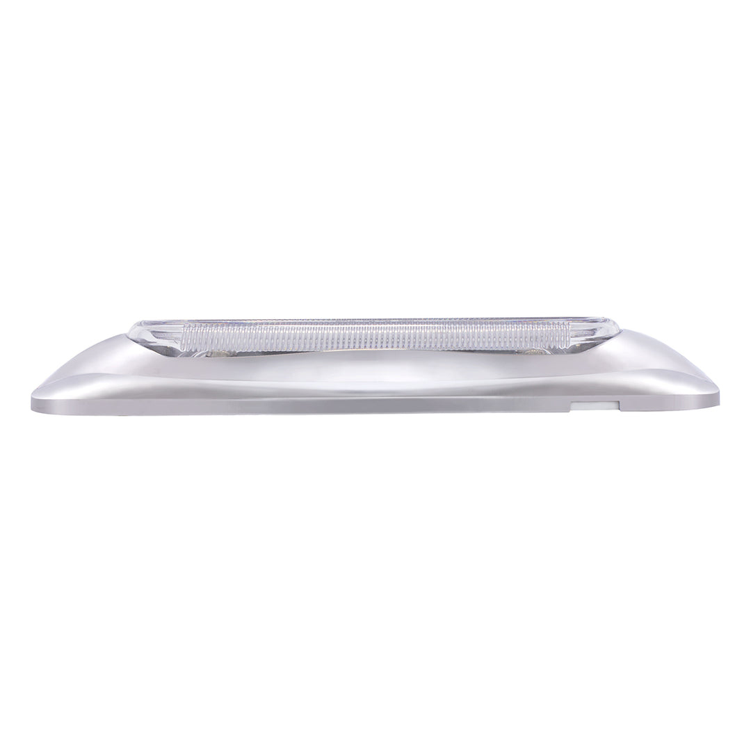 4 LED LIGHTTRACK Light (Clearance/Marker) - Amber LED/Clear Lens