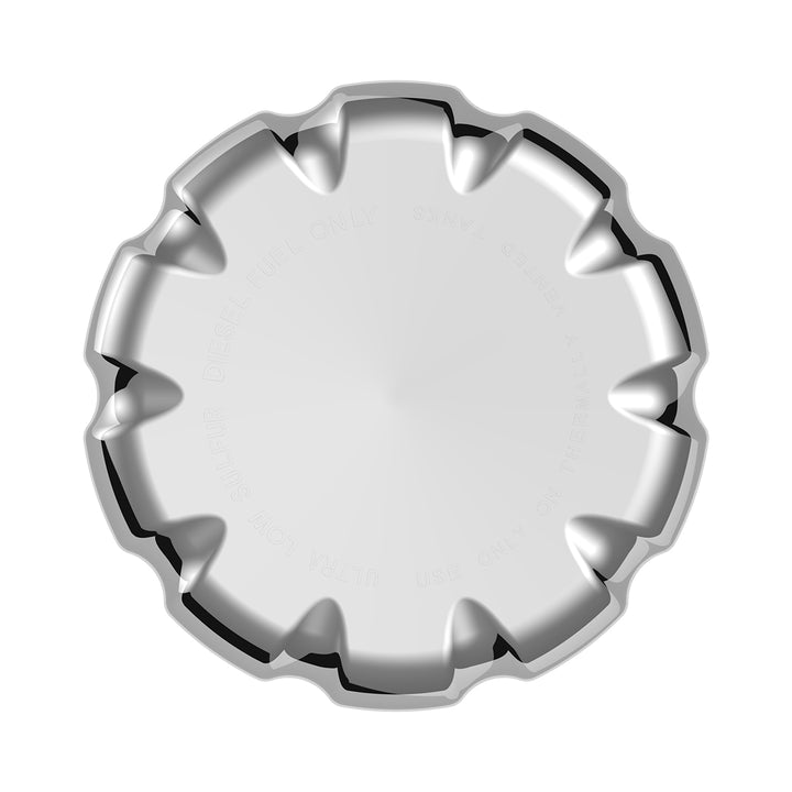 Chrome Plastic Fuel Cap Cover For Volvo - Non-Locking