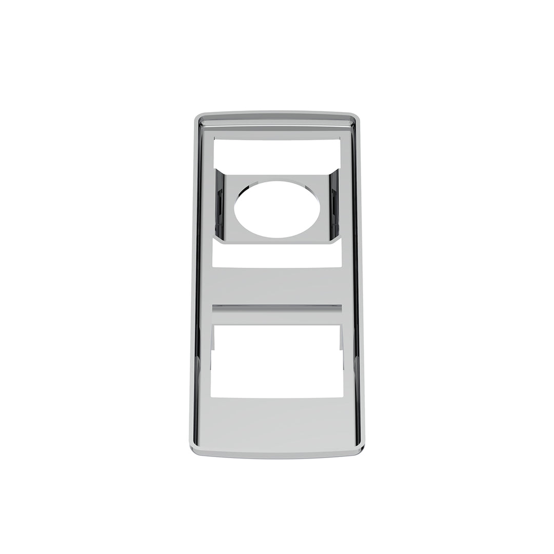 Chrome Door Switch Cover With Power Windows/Mirrors For 2018-2023 Freightliner Cascadia - Driver