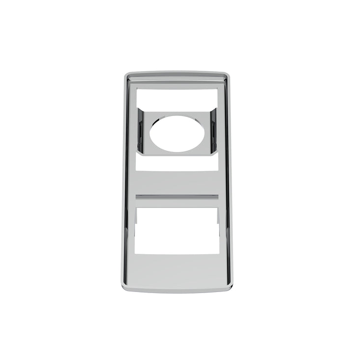 Chrome Door Switch Cover With Power Windows/Mirrors For 2018-2023 Freightliner Cascadia - Driver