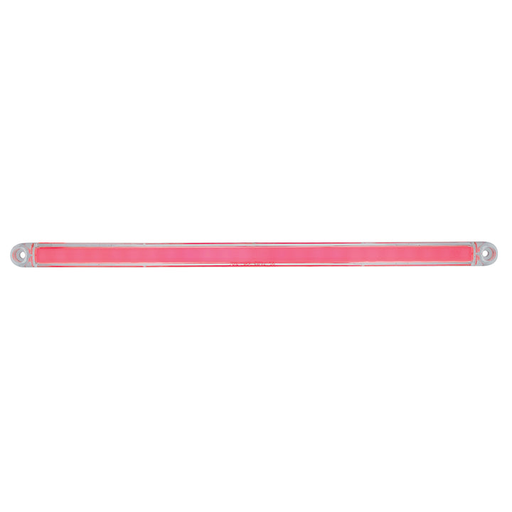 24 LED Dual Function 12" GloLight Bar (Stop, Turn &amp; Tail) - Red LED/Clear Lens (Card)