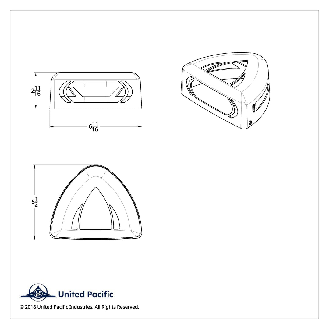 Turn Signal Cover For 1987-2007 Peterbilt 379/378/357