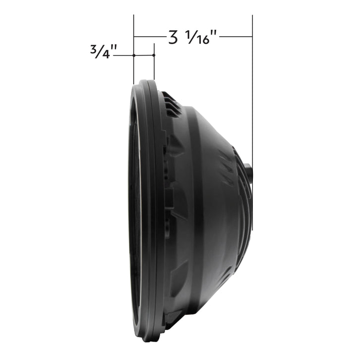 ULTRALIT - Heated 7" LED Headlight With White Position Light
