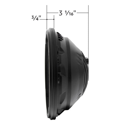 ULTRALIT - Heated 7" LED Headlight With White Position Light