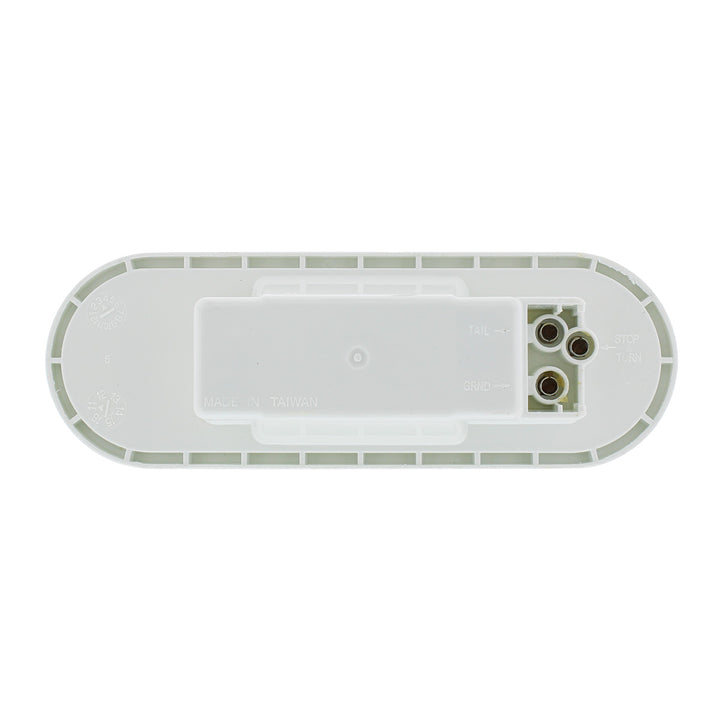 6" Oval Back-Up Light - Clear Lens