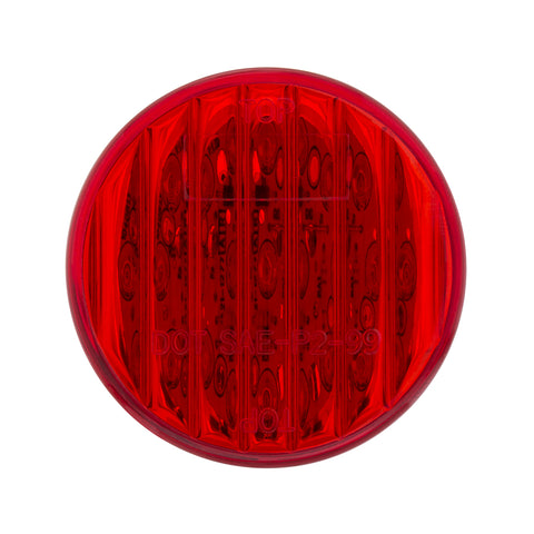 9 LED 2" Round Light (Clearance/Marker) - Red LED/Red Lens