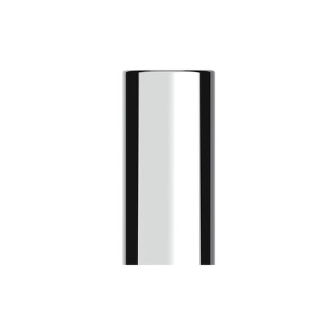 33mm X 4-1/4" Chrome Plastic Tall Cylinder Nut Covers - Thread-On (60-Pack)