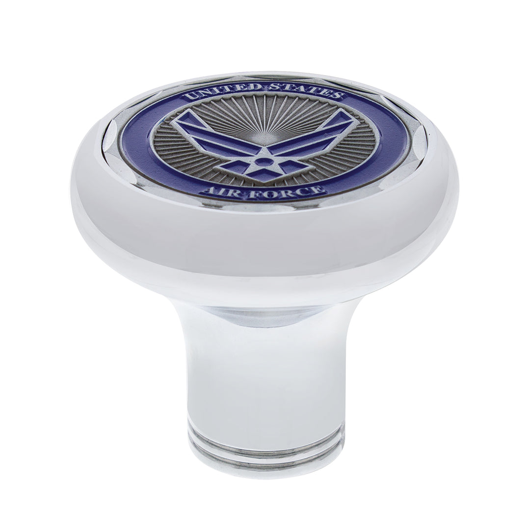 Deluxe Military Medallion Air Valve Knobs - Air Force