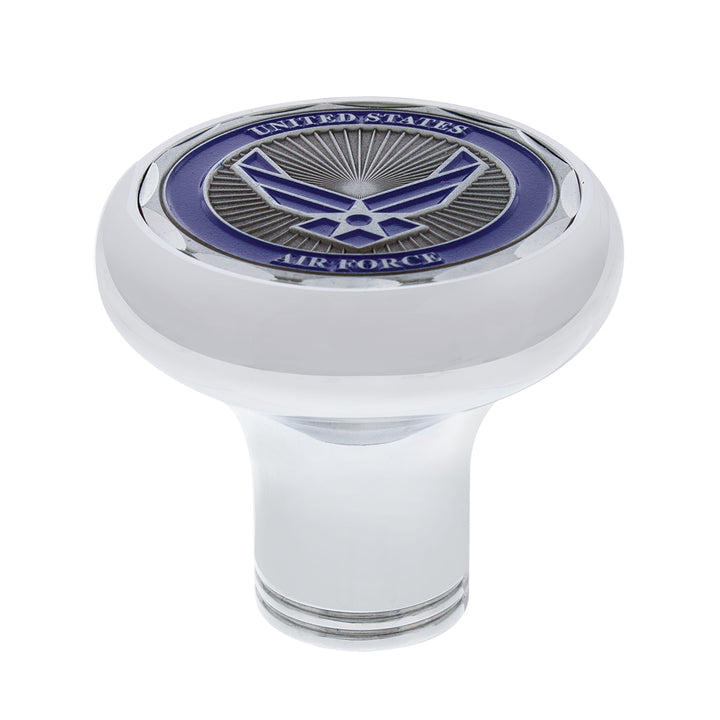 Deluxe Military Medallion Air Valve Knobs - Air Force