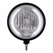 Black "Billet" Style Groove Headlight H4 Bulb With 34 White LED