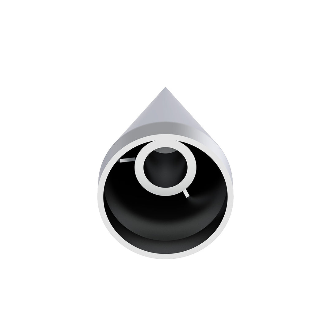 33mm x 4-1/2" Chrome Plastic X Spike Nut Covers - Thread-On (Box Of 10)