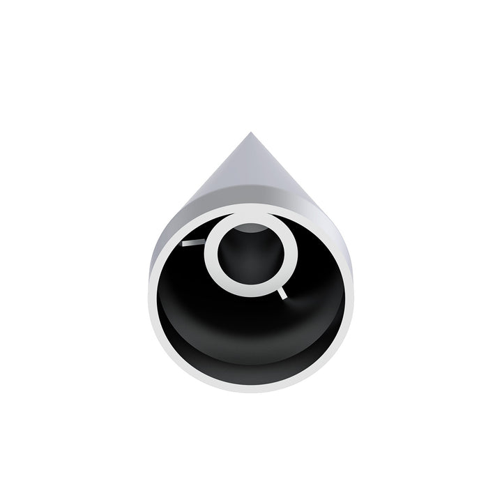 33mm x 4-1/2" Chrome Plastic X Spike Nut Covers - Thread-On (Box Of 10)
