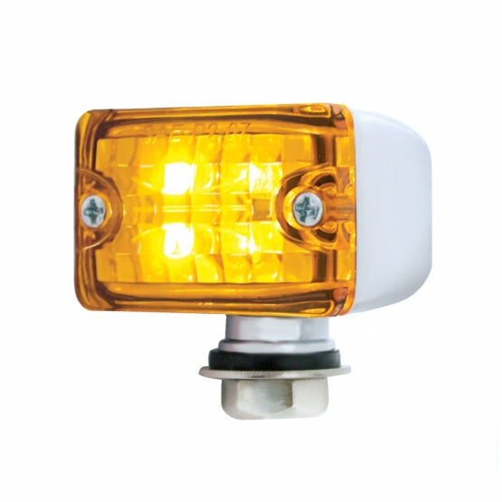 4 LED Small Rod Light -Amber LED/Amber Lens