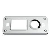 Chrome Plastic Dome Light Cover With Swivel Light Hole For Peterbilt 386 (2006-2010) & 387 (1999-2010)