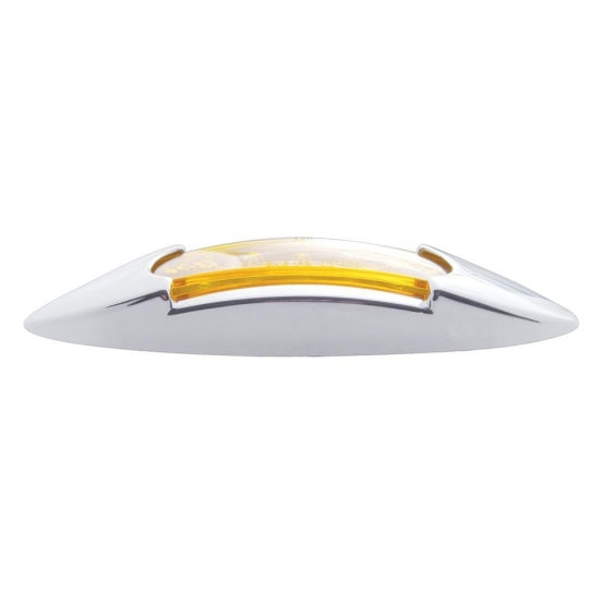 12 LED Maverick Light (Clearance/Marker) With Reflector - Amber LED/Amber Lens