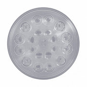 21 LED "Competition Series" 4" Round Light (Stop, Turn & Tail) - Red LED/Clear Lens