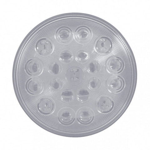 21 LED "Competition Series" 4" Round Light (Stop, Turn & Tail) - Red LED/Clear Lens