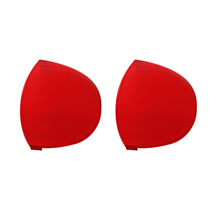 Round Dome Light Lens For 2006+ Kenworth  - Red (Card of 2)