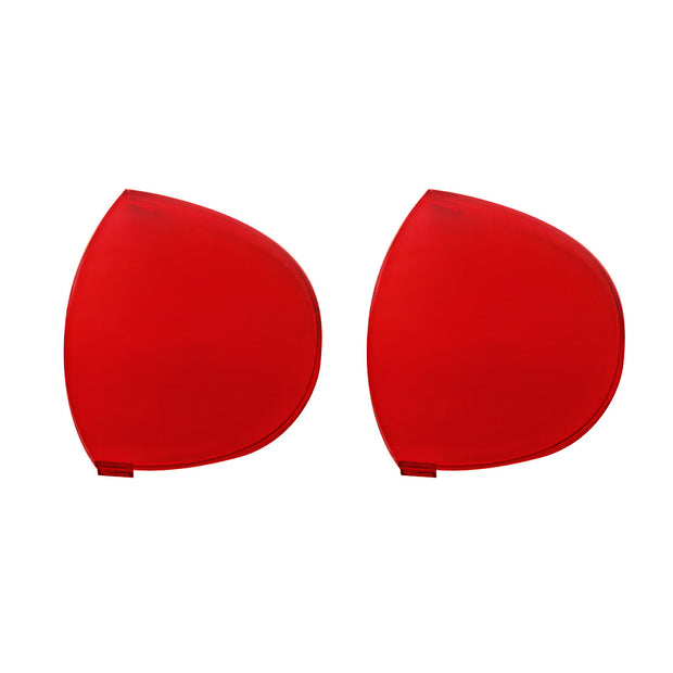 Round Dome Light Lens For 2006+ Kenworth  - Red (Card of 2)