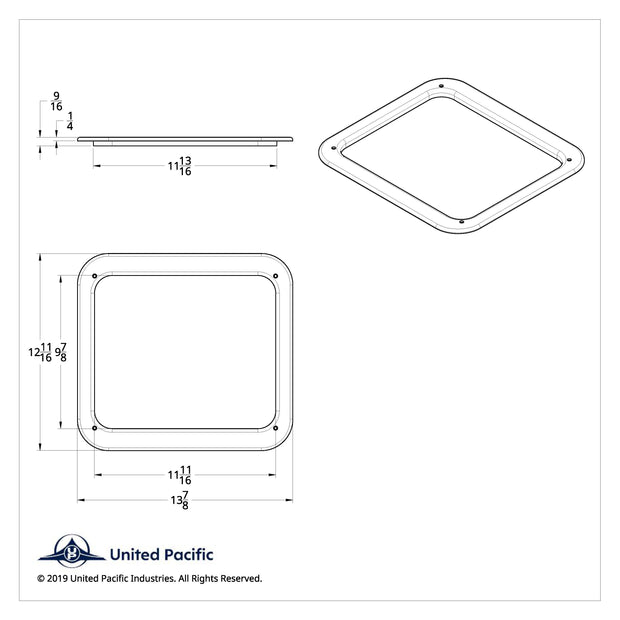 Kenworth Interior Daylight Door View Window Trim