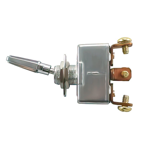 All Metal Heavy Duty Toggle w/ 3 Screw Terminals 50 Amp 12V S.P.S.T. On/Off/On 1 Pc.
