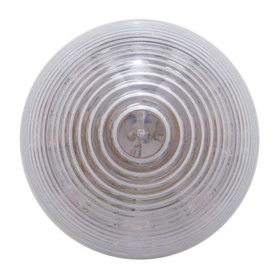 9 LED 2" Round Beehive Light (Clearance/Marker) - Amber LED/Clear Lens United Pacific 38366