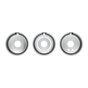 Chrome Plastic A/C Control 6-Piece Dial Covers For 2018-2023 Freightliner Cascadia