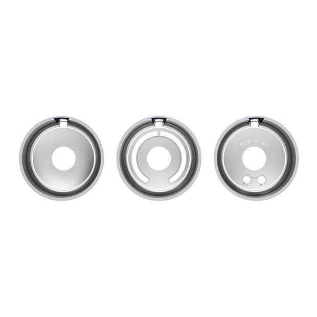 Chrome Plastic A/C Control 6-Piece Dial Covers For 2018-2023 Freightliner Cascadia