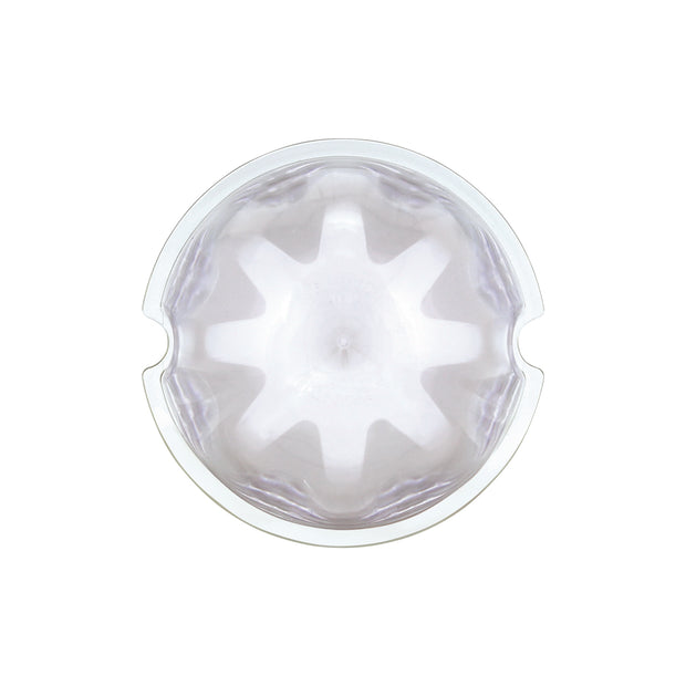 9 LED Dual Function GloLight Watermelon Cab/Auxiliary Light - Amber LED/Clear Lens