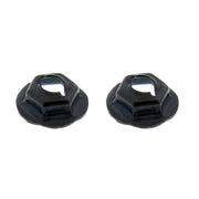 Chrome Die Cast Skull Emblem - Black