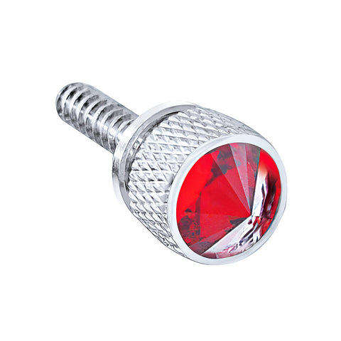 Dash Screw With Red Crystal For 2008-2017 Freightliner Cascadia