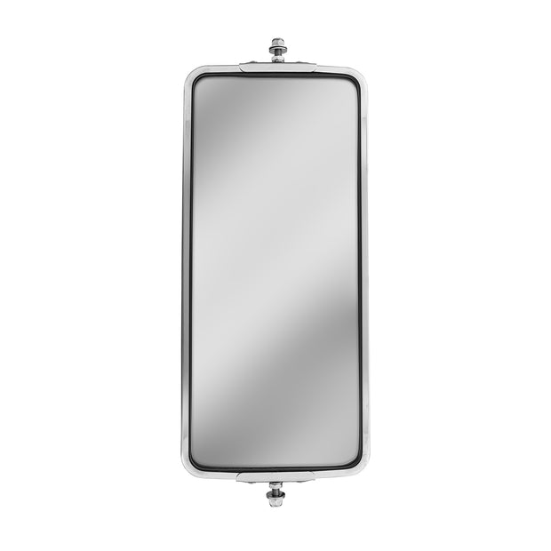 7" X 16" 430 Stainless Steel West Coast Style Mirror - Heated