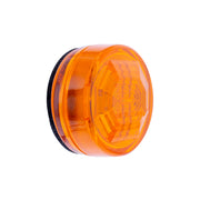 3 LED Oval Clearance/Marker Light-Amber LED/Amber Lens